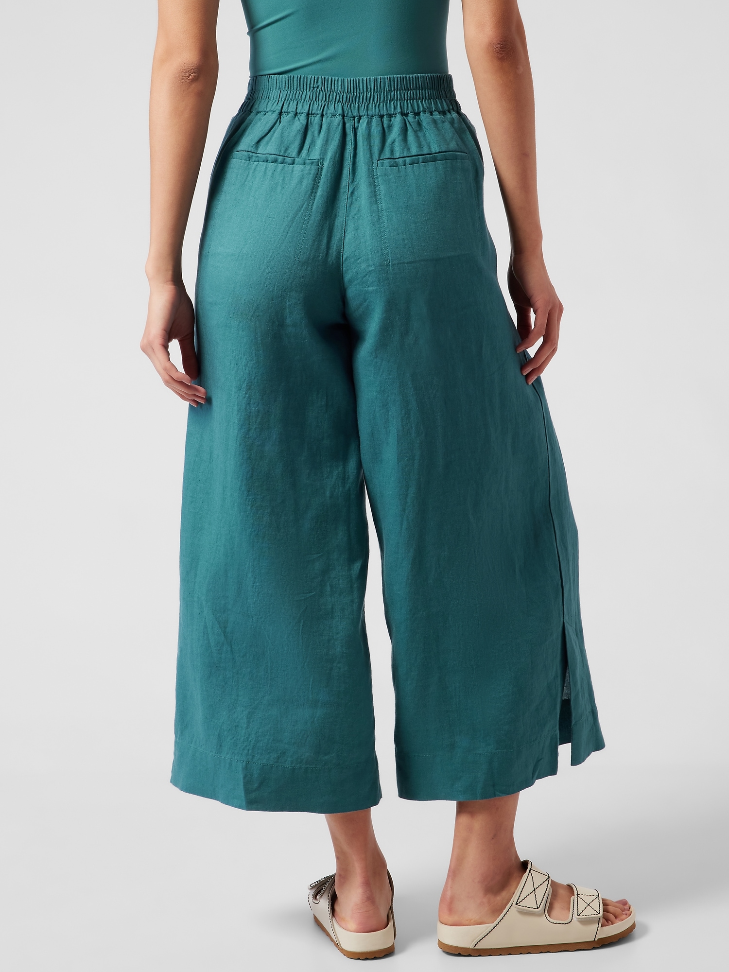 Playa Linen Wide Crop