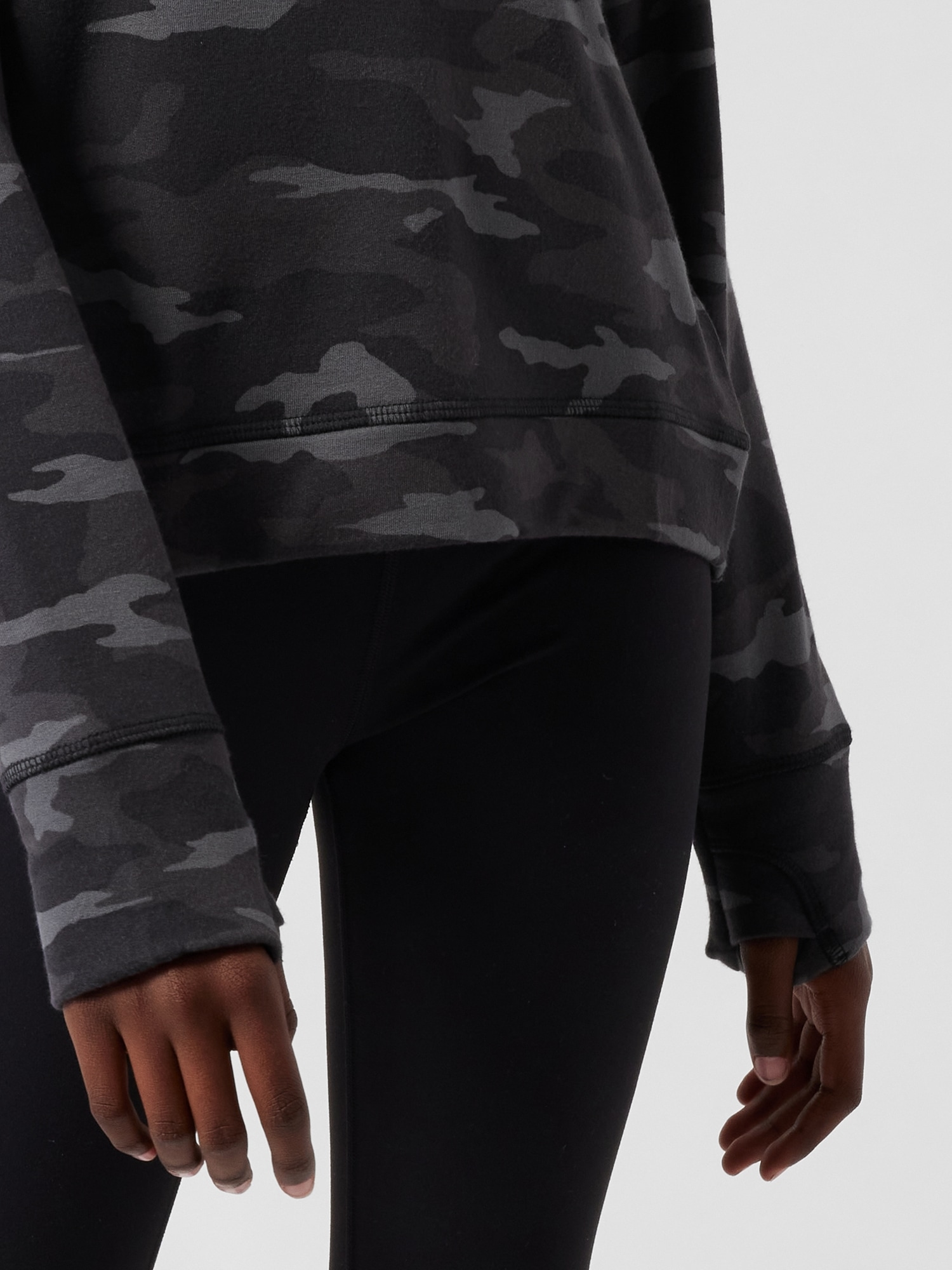 Athleta Girl Cozy Cross Your Fingers Sweatshirt