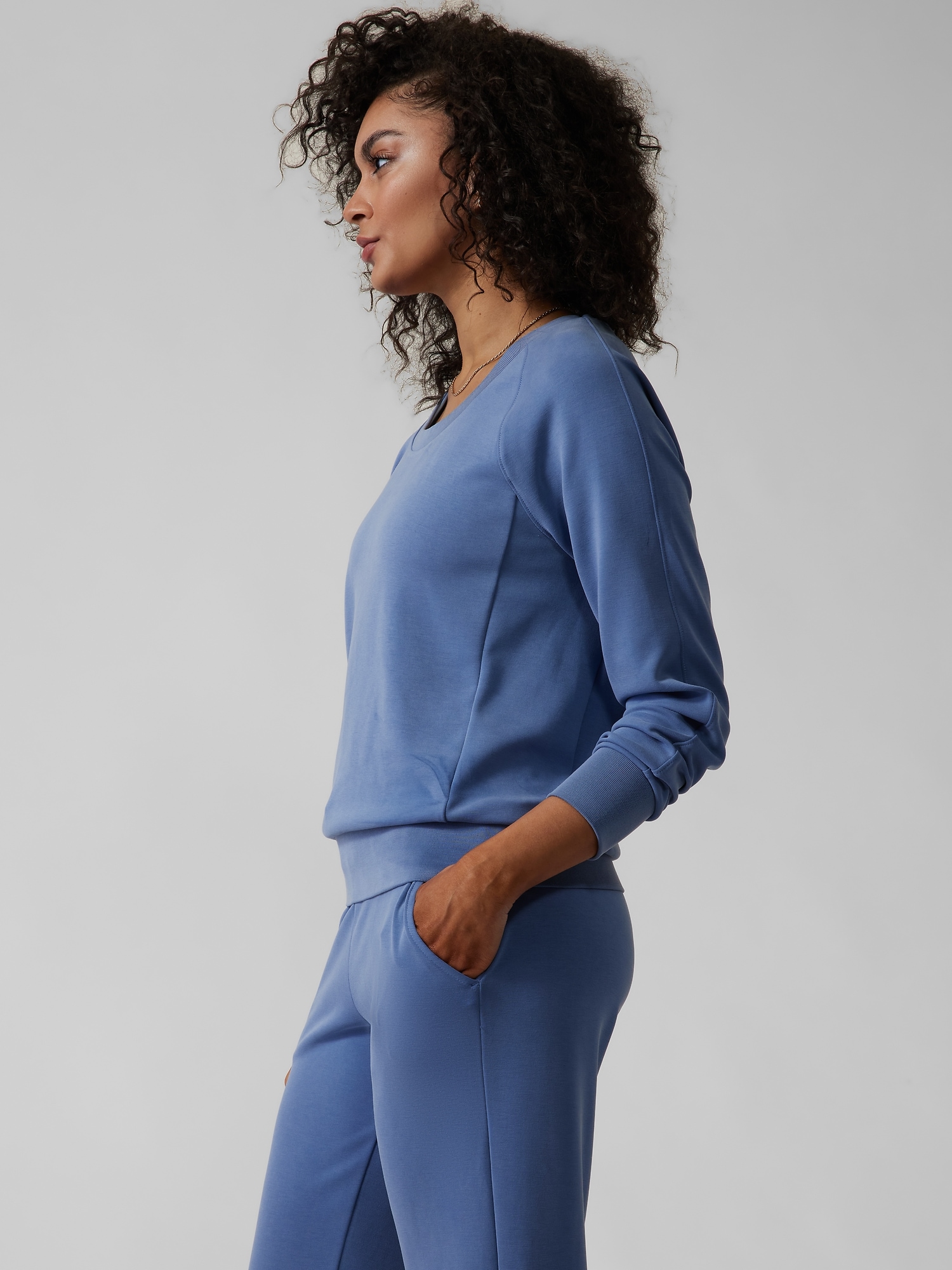 Seasoft Scoop-Neck Sweatshirt