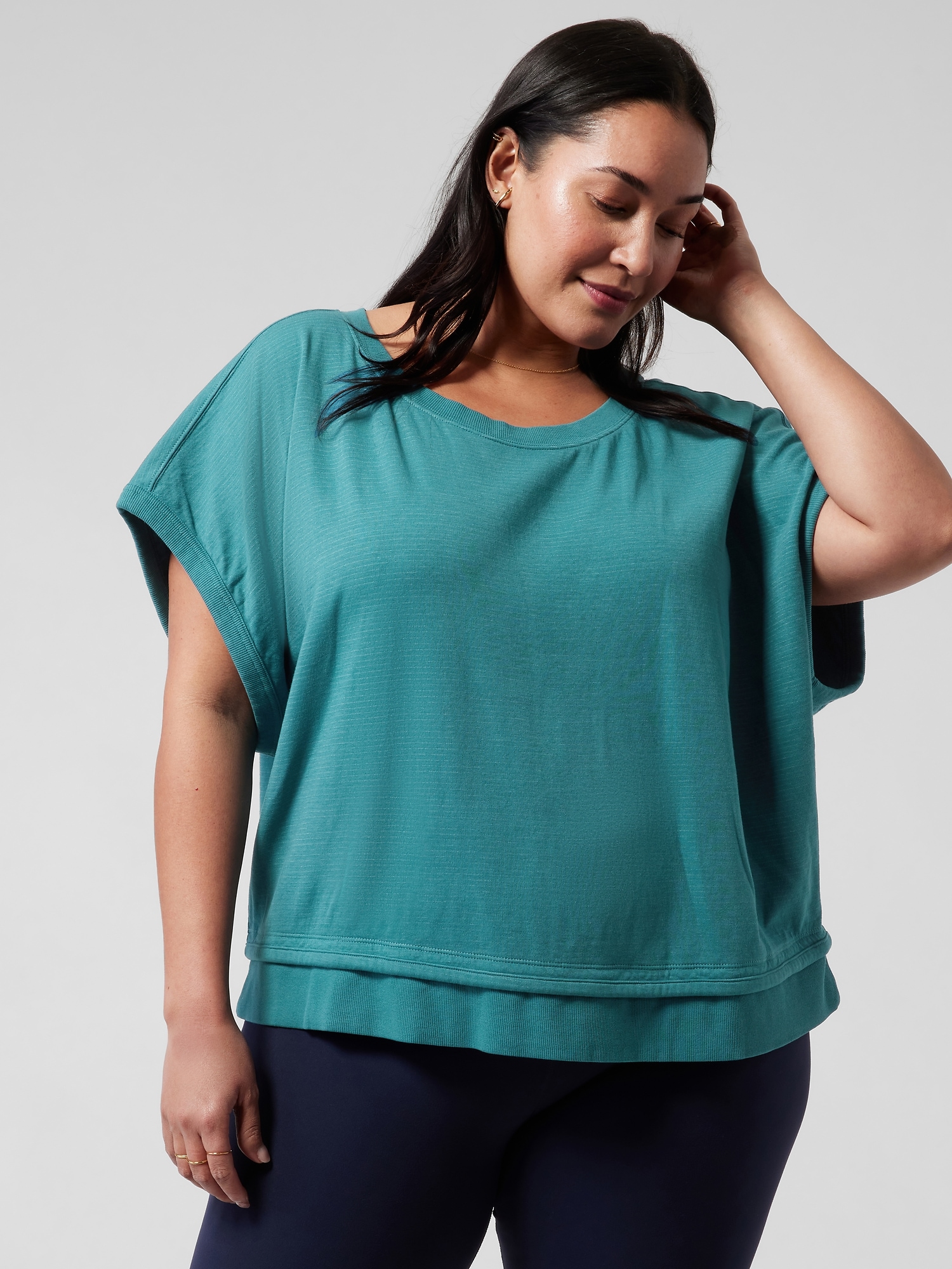Sundown Shirred Tee