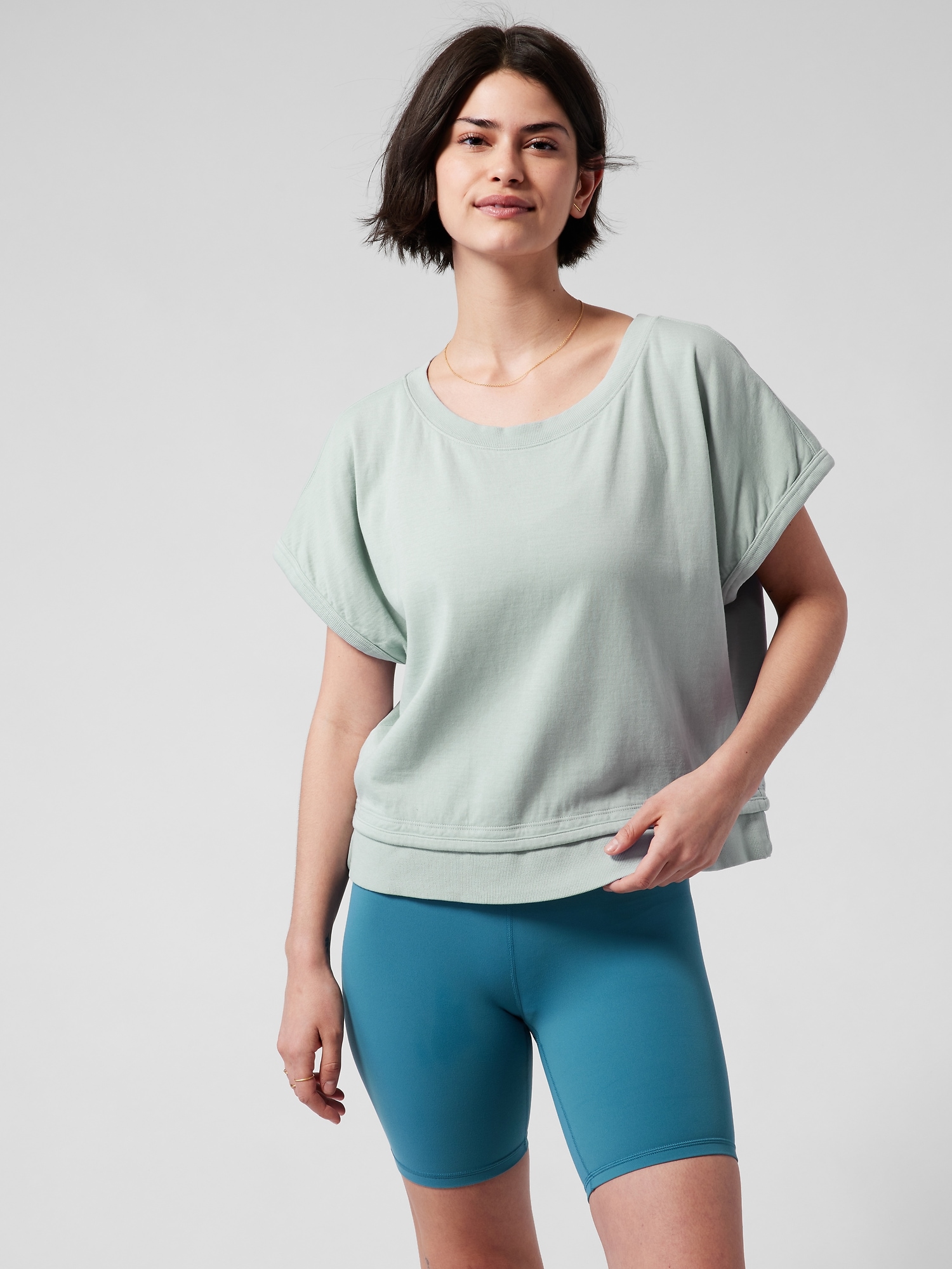 Sundown Shirred Tee
