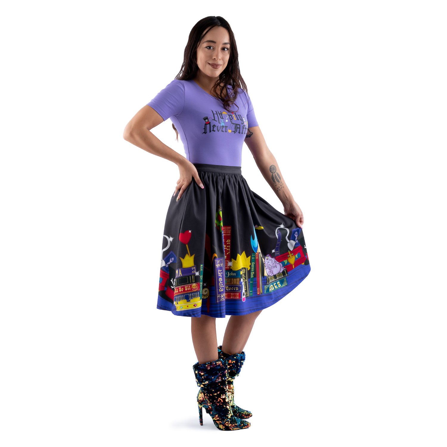 Disney Stitch Shoppe Villains Books  Sandy  Skirt