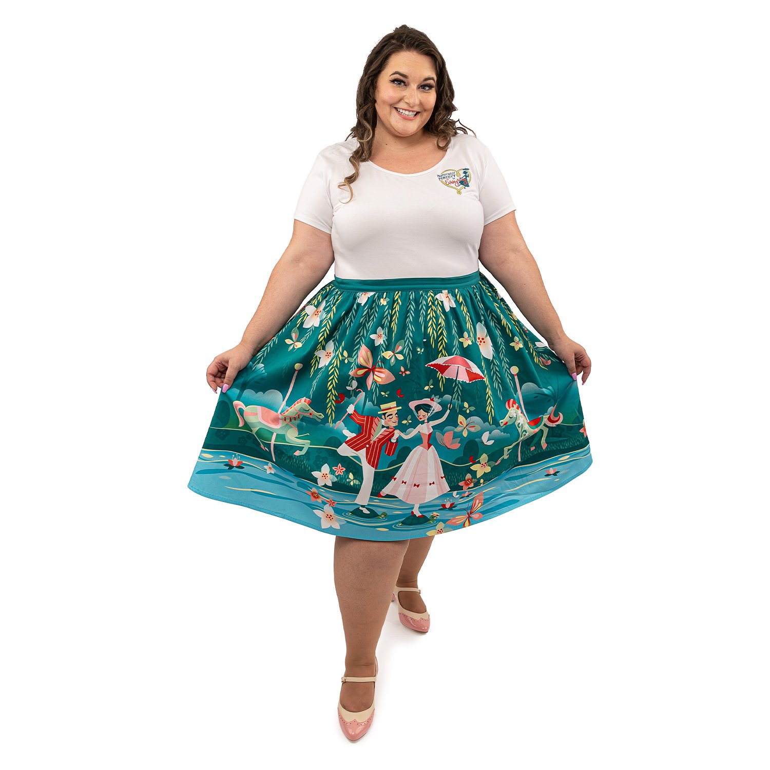 Disney Stitch Shoppe Mary Poppins  Sandy  Skirt