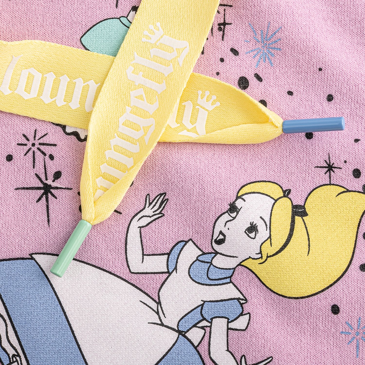 Loungefly Disney Alice in Wonderland Rabbit Hole Crop Hoodie