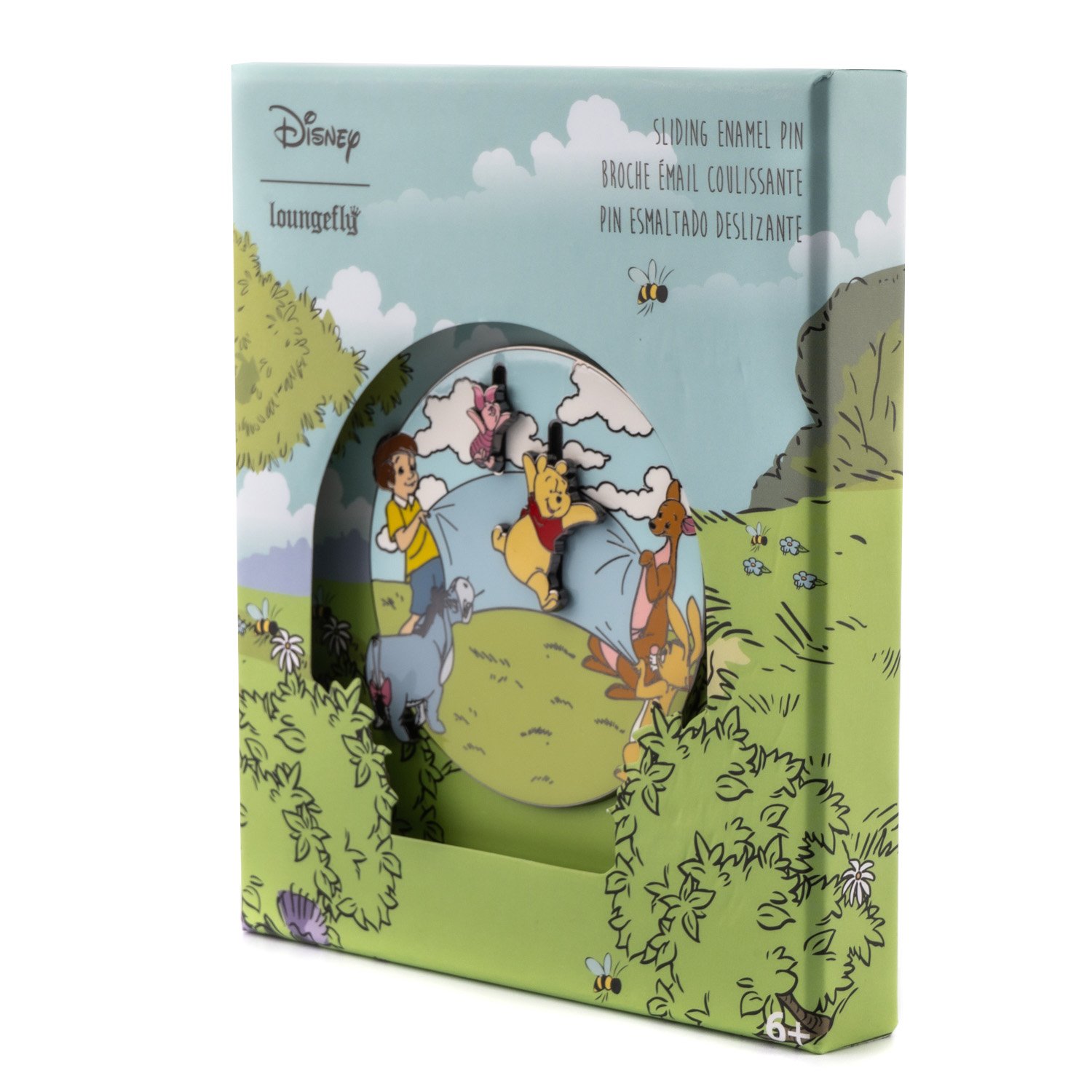 Disney Winnie the Pooh Playtime Collector Box Sliding Enamel Pin