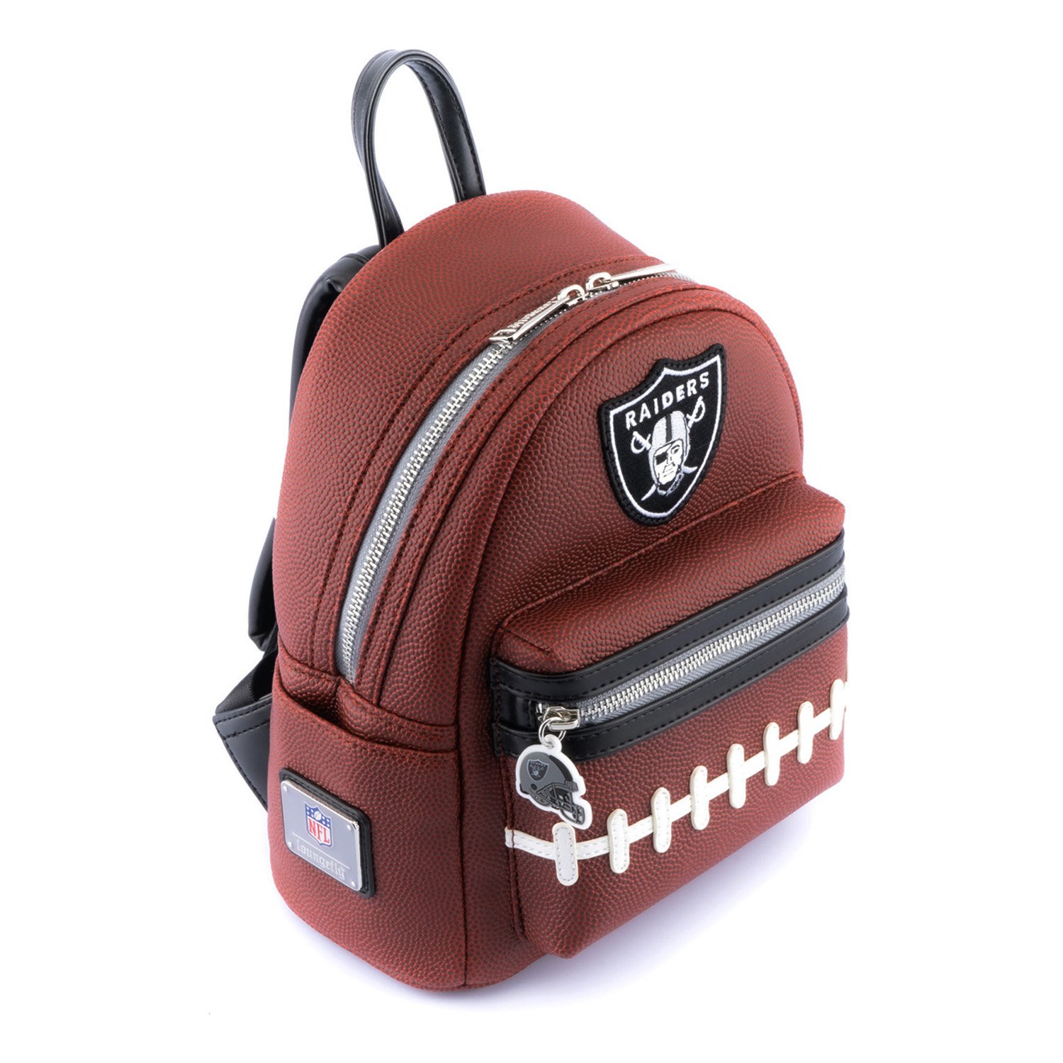 NFL Las Vegas Raiders Pigskin Logo Mini Backpack