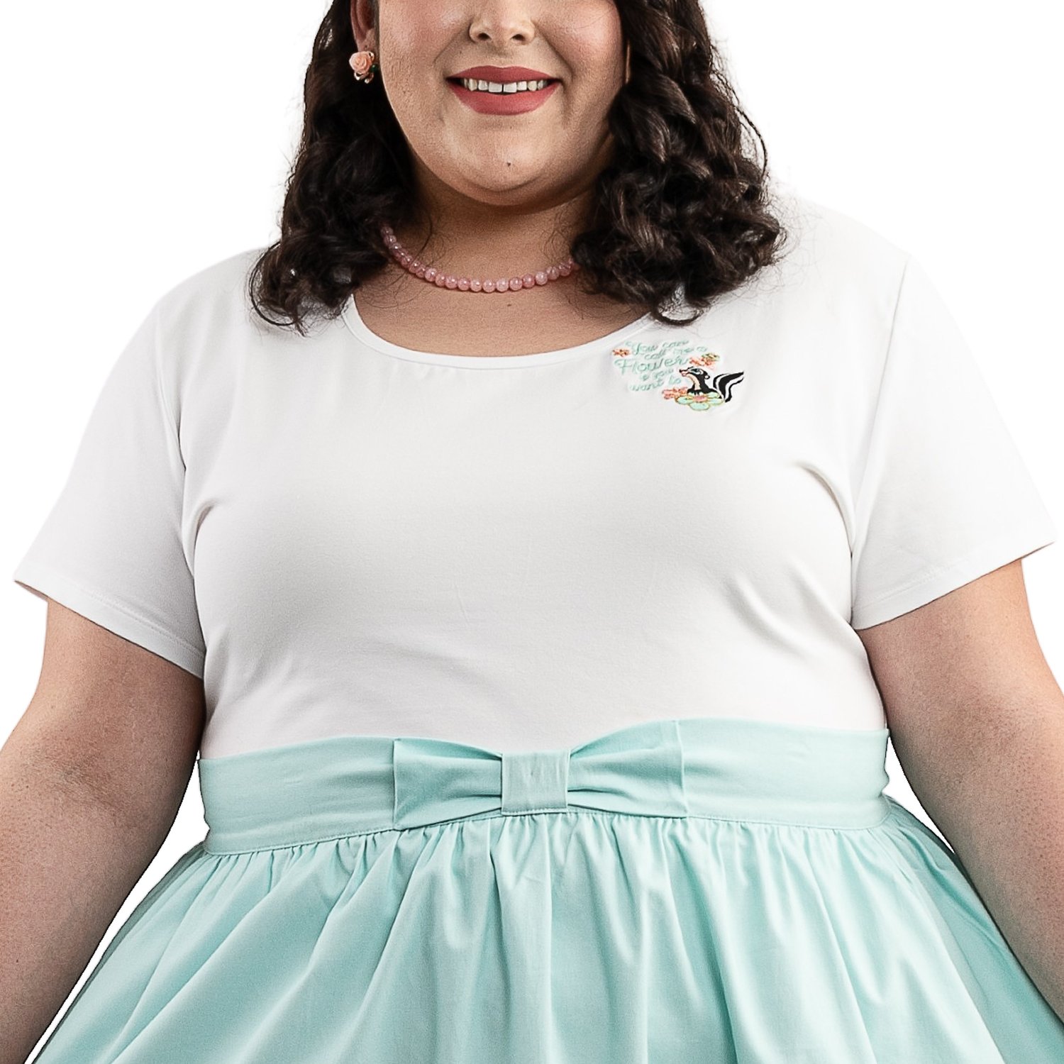 Disney Stitch Shoppe Bambi  Kelly  Embroidered Fashion Top