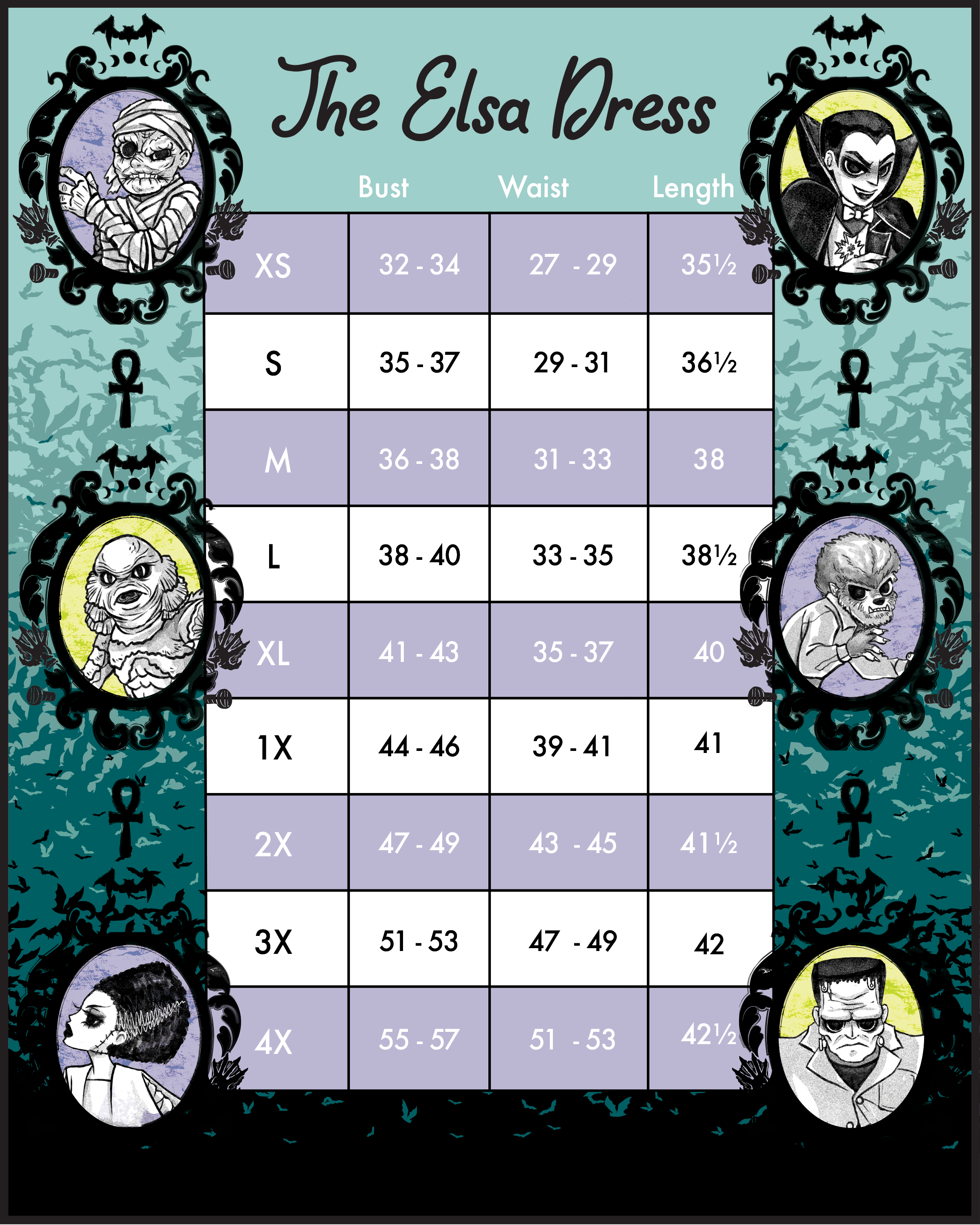 Universal Monsters Stitch Shoppe  Elsa  Dress