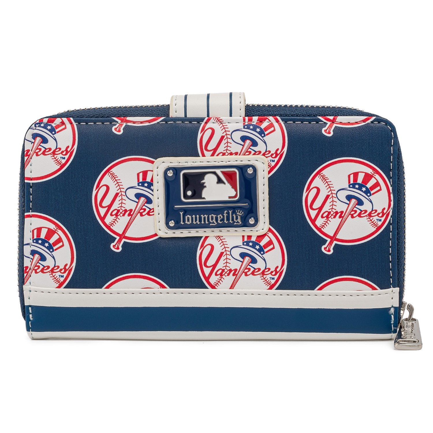 MLB New York Yankees Logo Zip Around Wallet