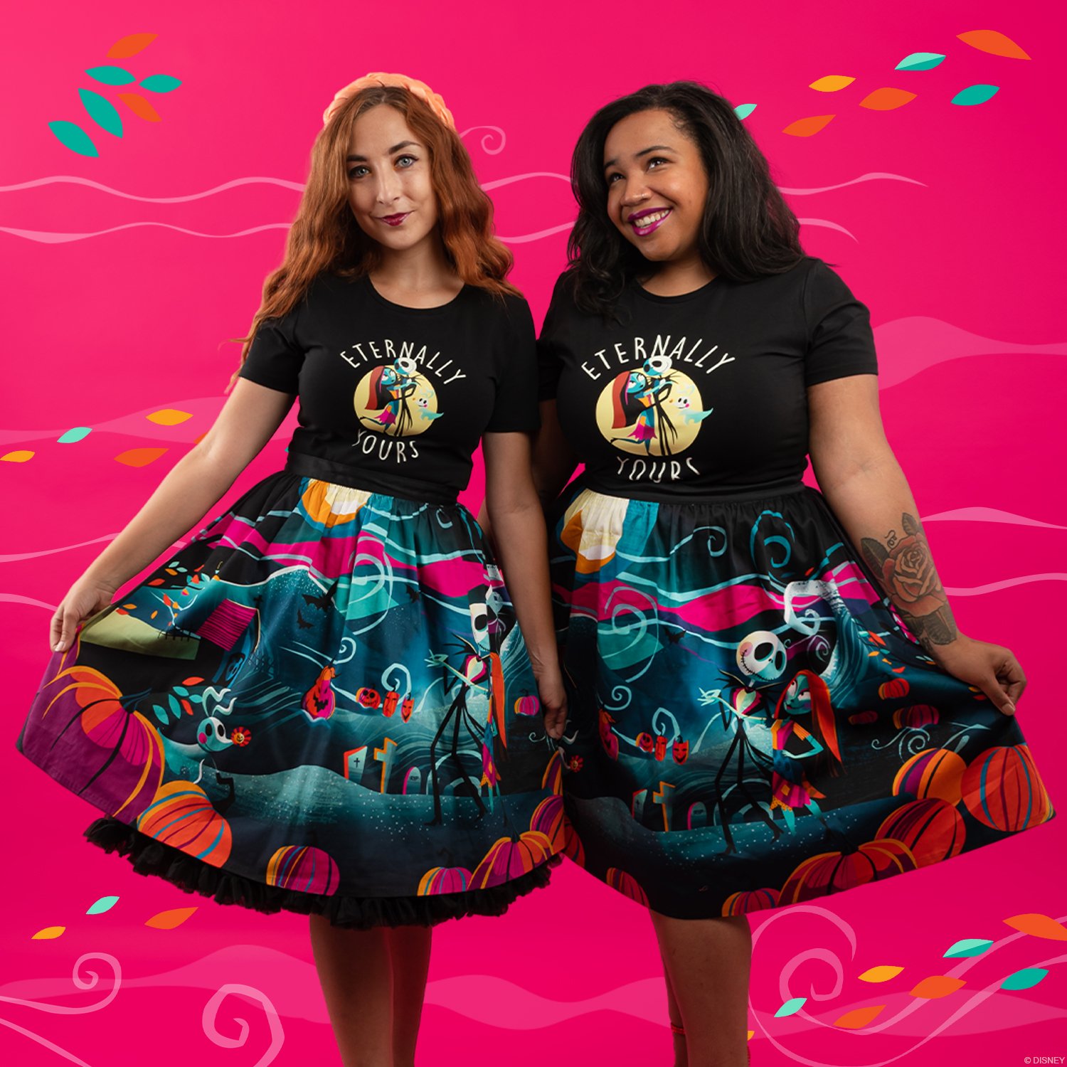 Disney Stitch Shoppe The Nightmare Before Christmas  Sandy  Skirt