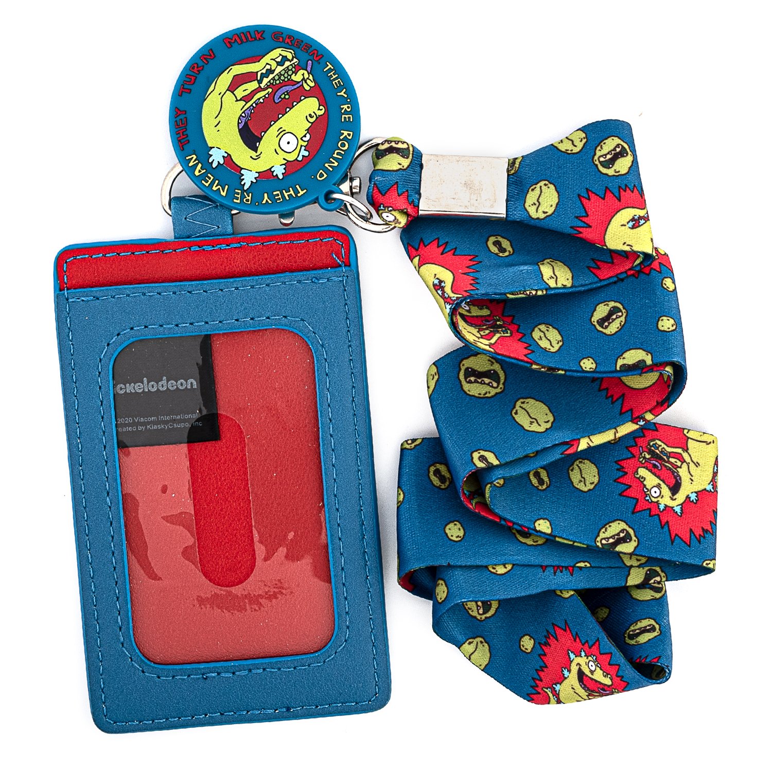 Nickelodeon Rugrats Reptar Cereal Lanyard with Cardholder