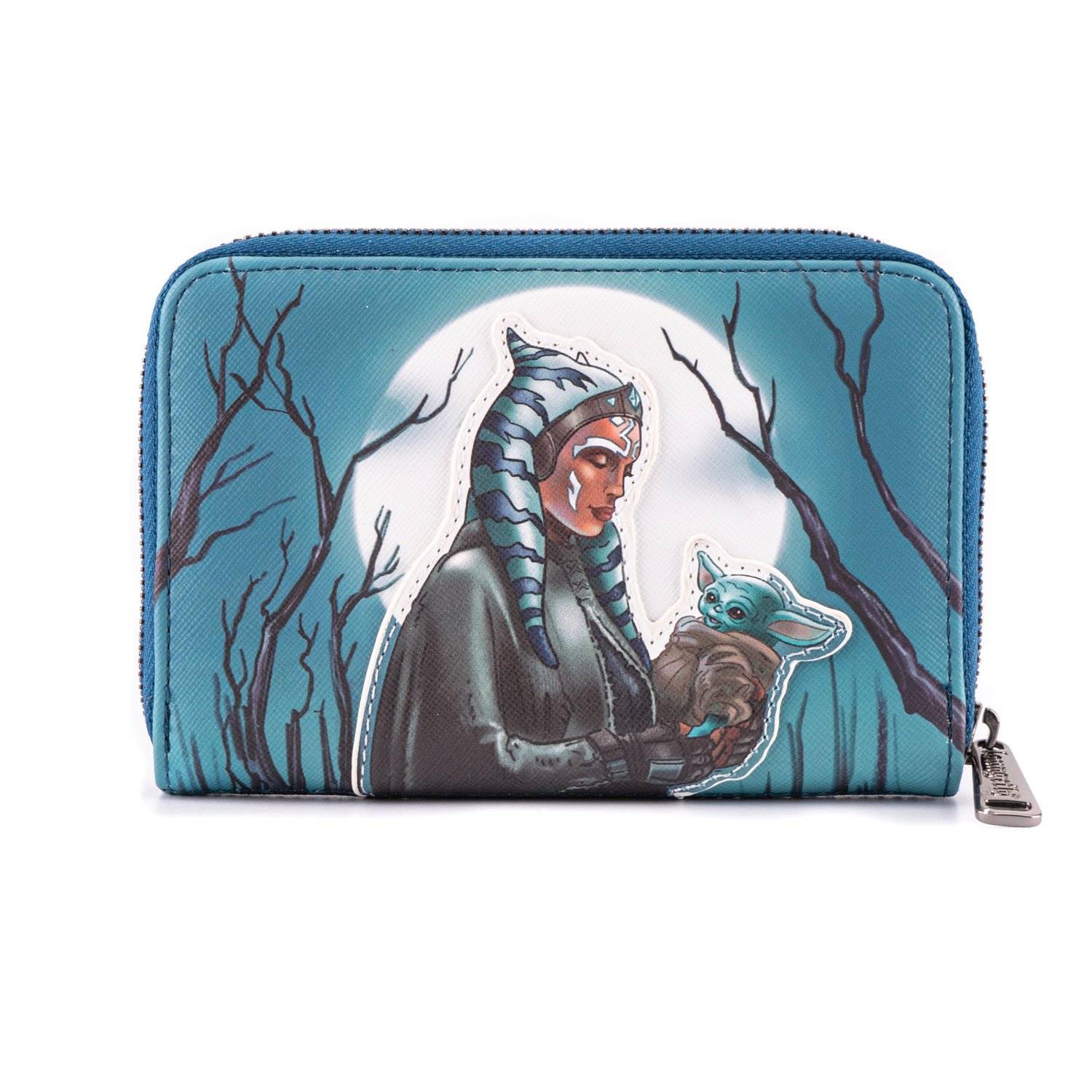 NYCC 2021 Virtual Con Exclusive - Star Wars The Mandalorian Ahsoka and Grogu Zip Around Wallet