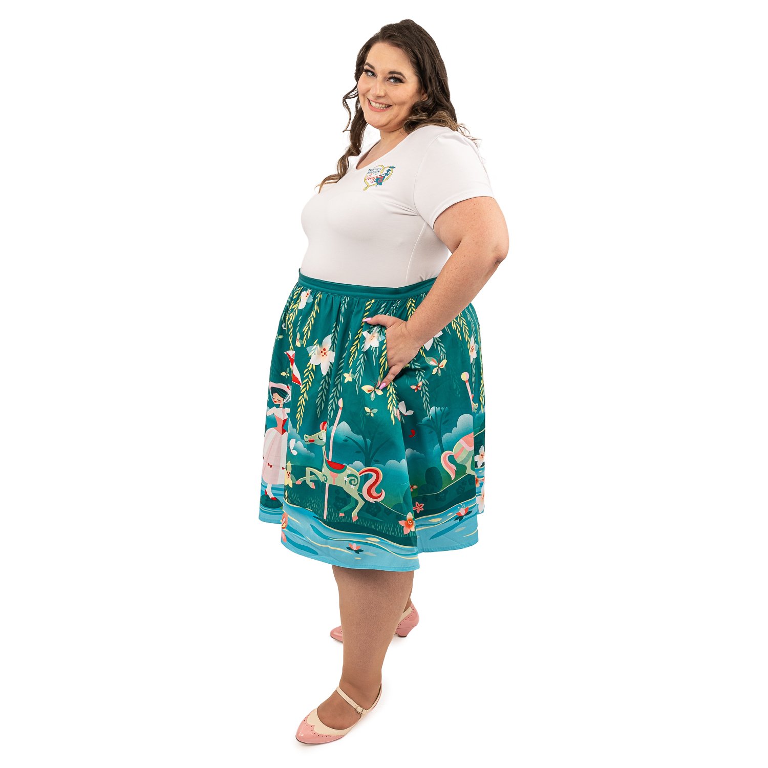 Disney Stitch Shoppe Mary Poppins  Sandy  Skirt