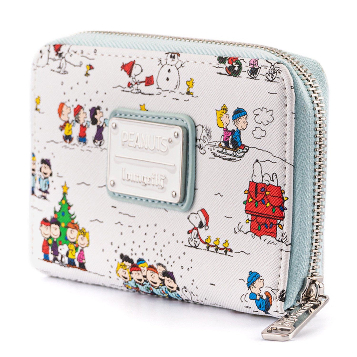 Peanuts Happy Holidays Zip Around Wallet