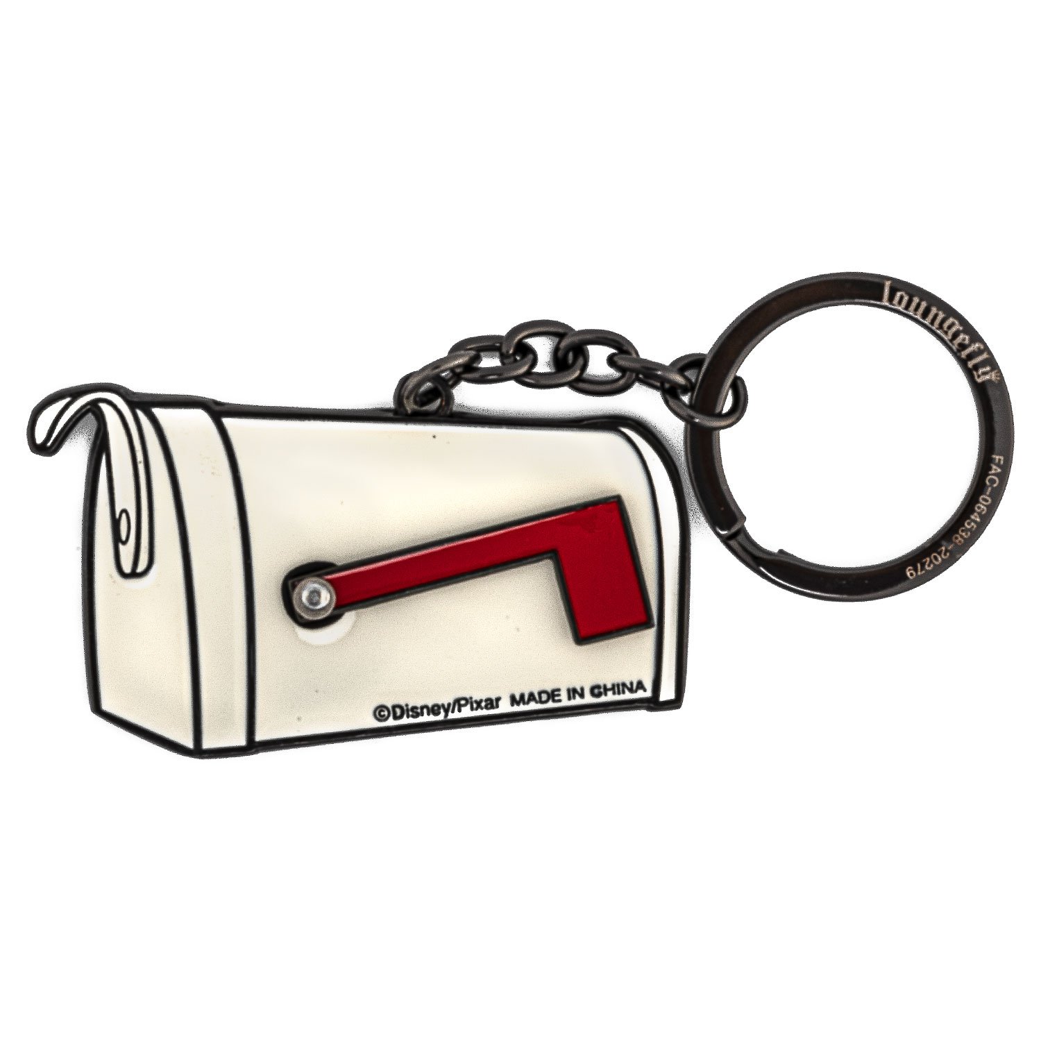 Pixar Up Carl & Ellie Mailbox Enamel Keychain