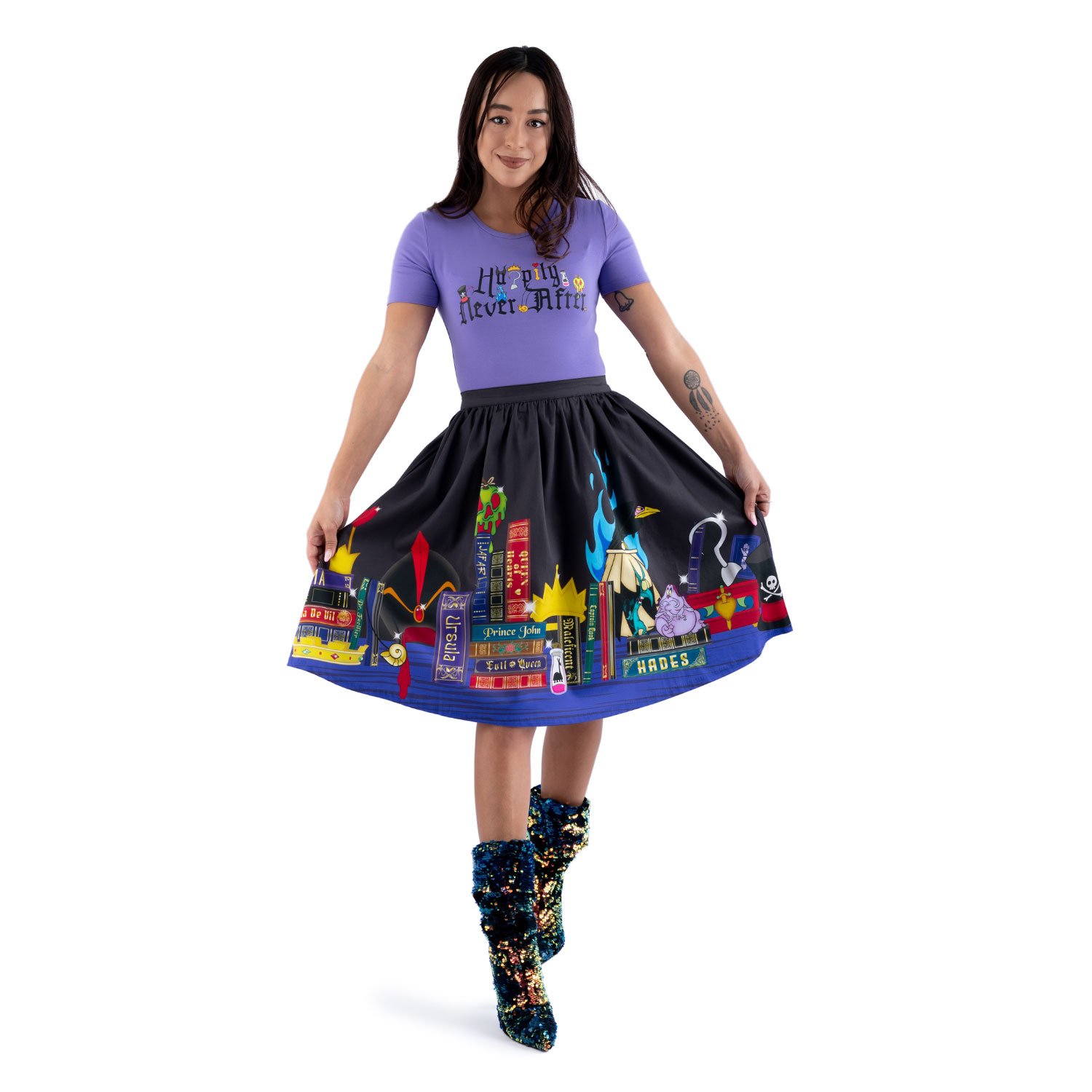 Disney Stitch Shoppe Villains Books Happily Never After  Ariana  Fashion Top