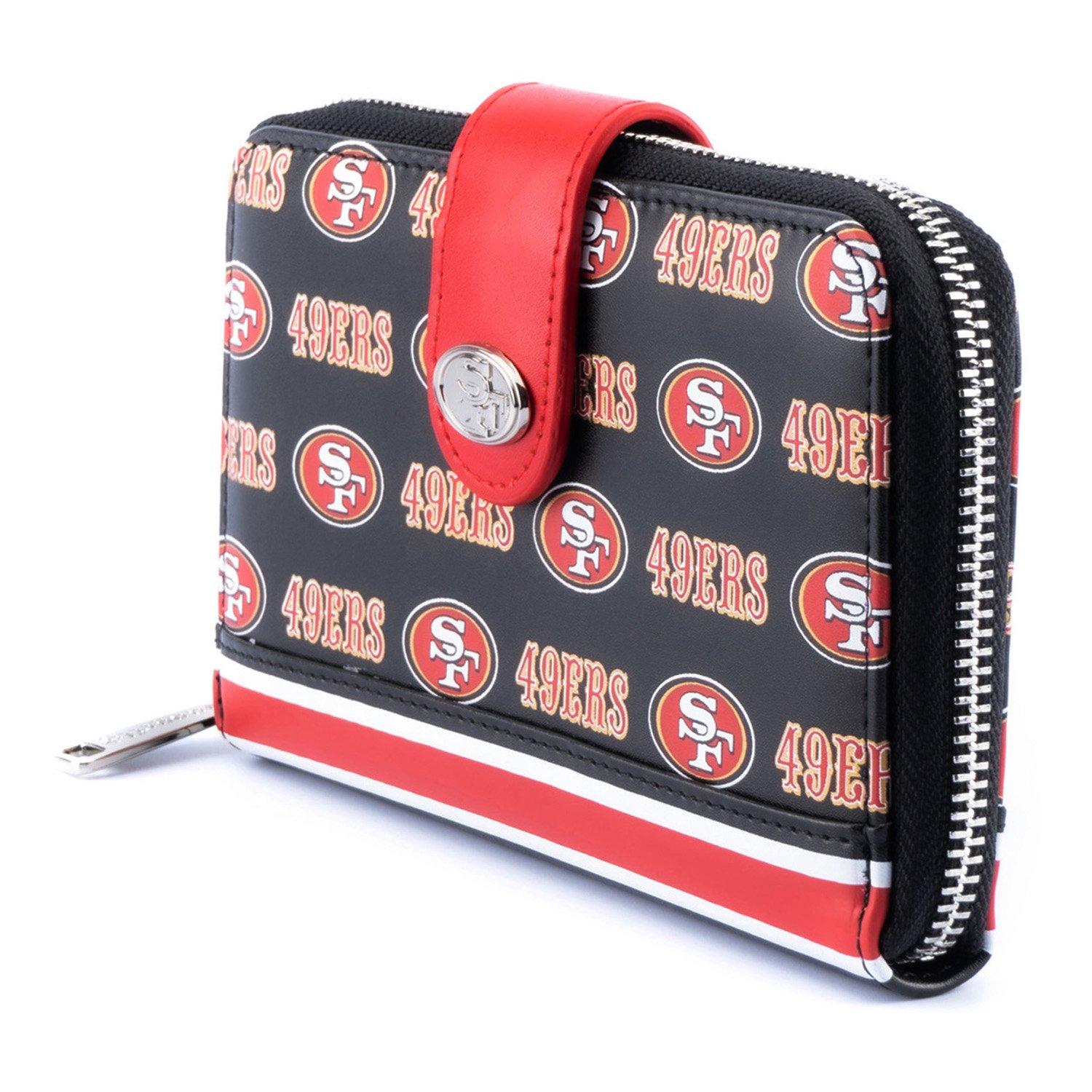 NFL San Francisco 49ers Logo Zip Around Wallet