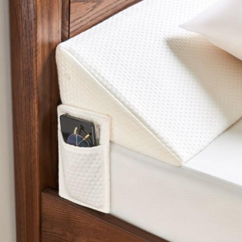 Gap Filler Bed Wedge Pillow for Headboard Gap, High-Density Memory Foam with Breathable CoverBed, Mattress Gap Filler(0-8