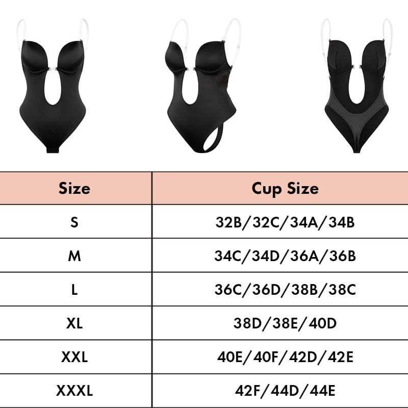 InviShaper - Plunge Backless Body Shaper Bra