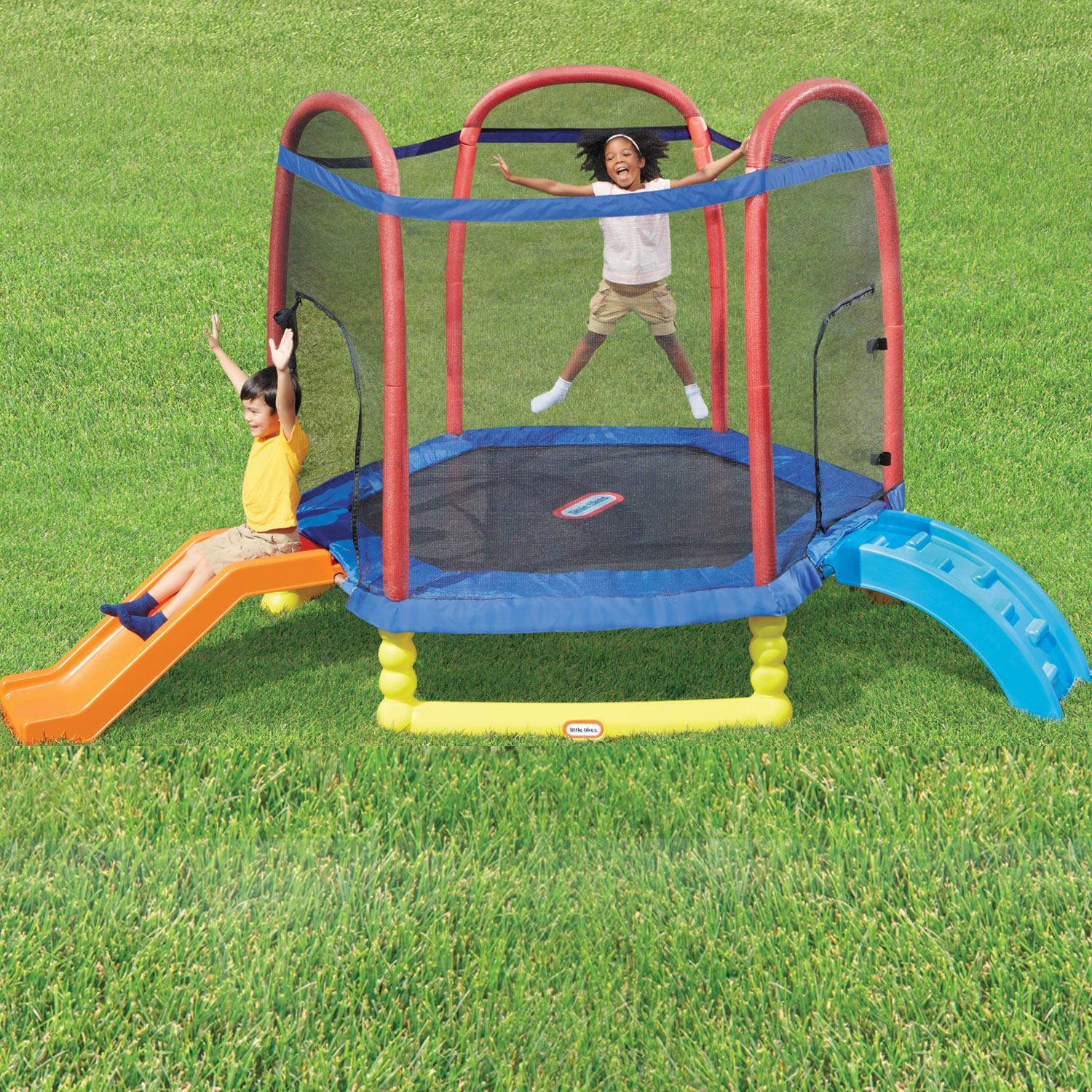 Climb 'n Slide 7ft. Trampoline