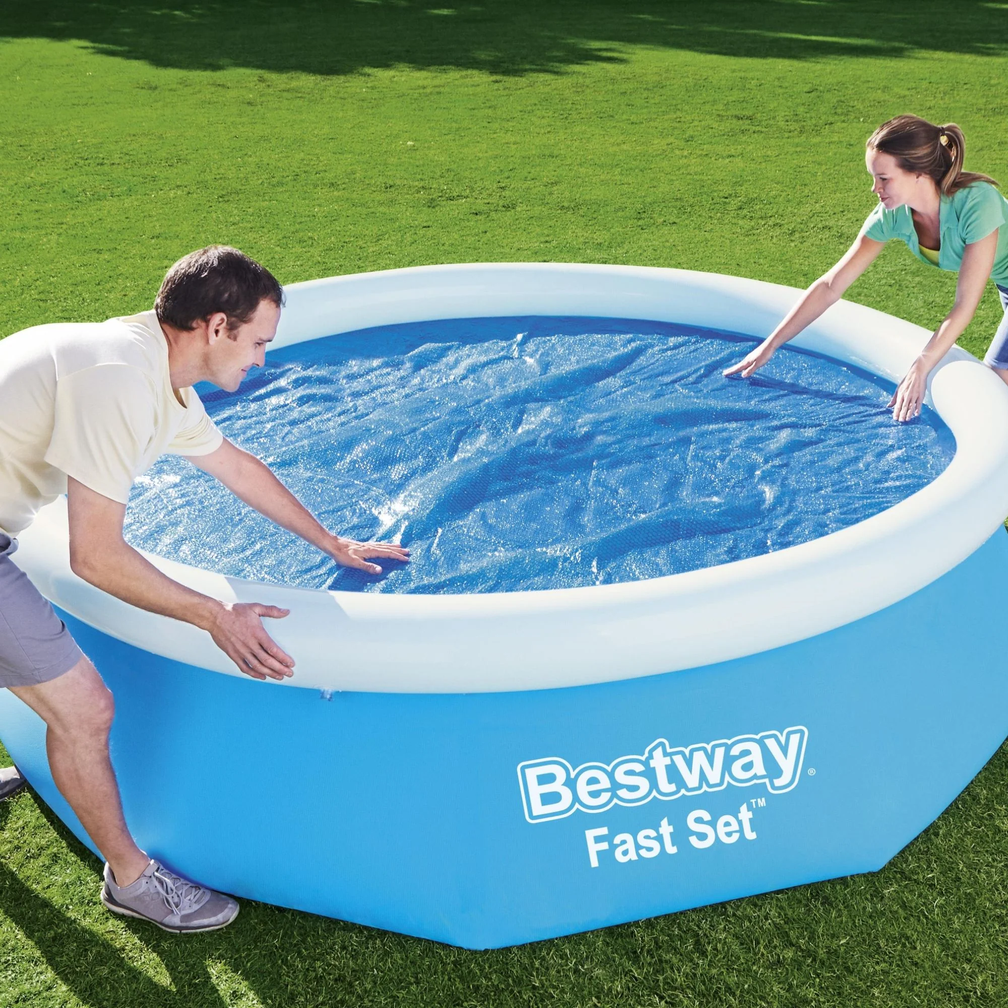10ft Solar Pool Cover for Steel Pro Max Above Ground Pool