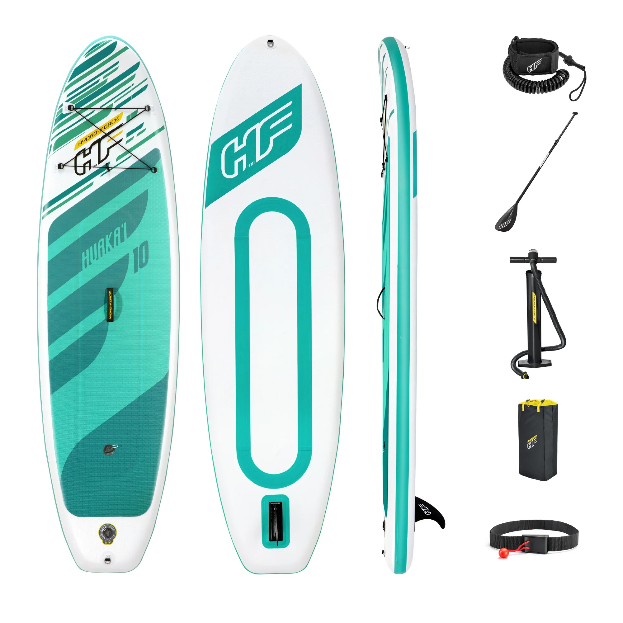 Hydro-Force 10ft Inflatable Paddle Board SUP Set - HuaKa'i