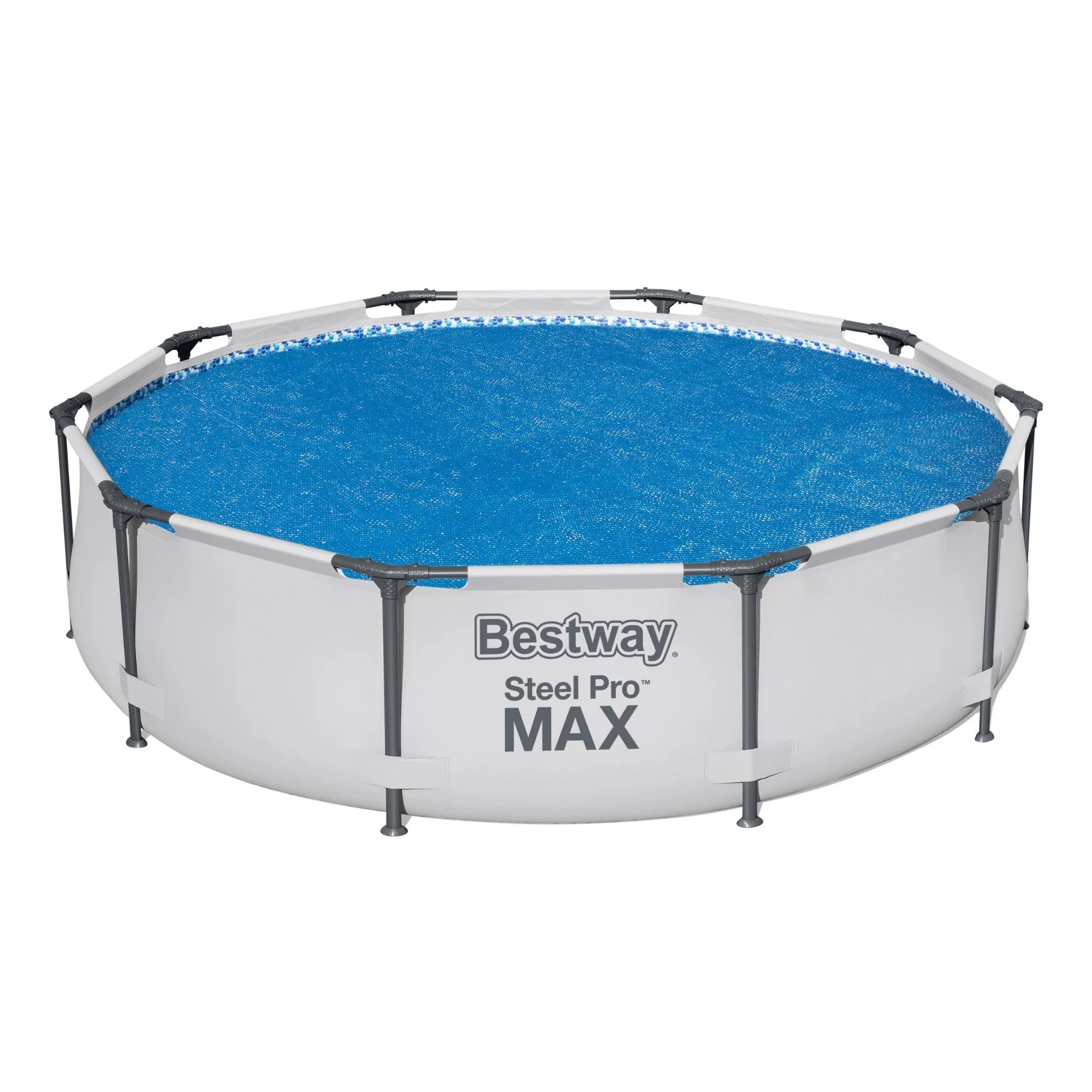 10ft Solar Pool Cover for Steel Pro Max Above Ground Pool