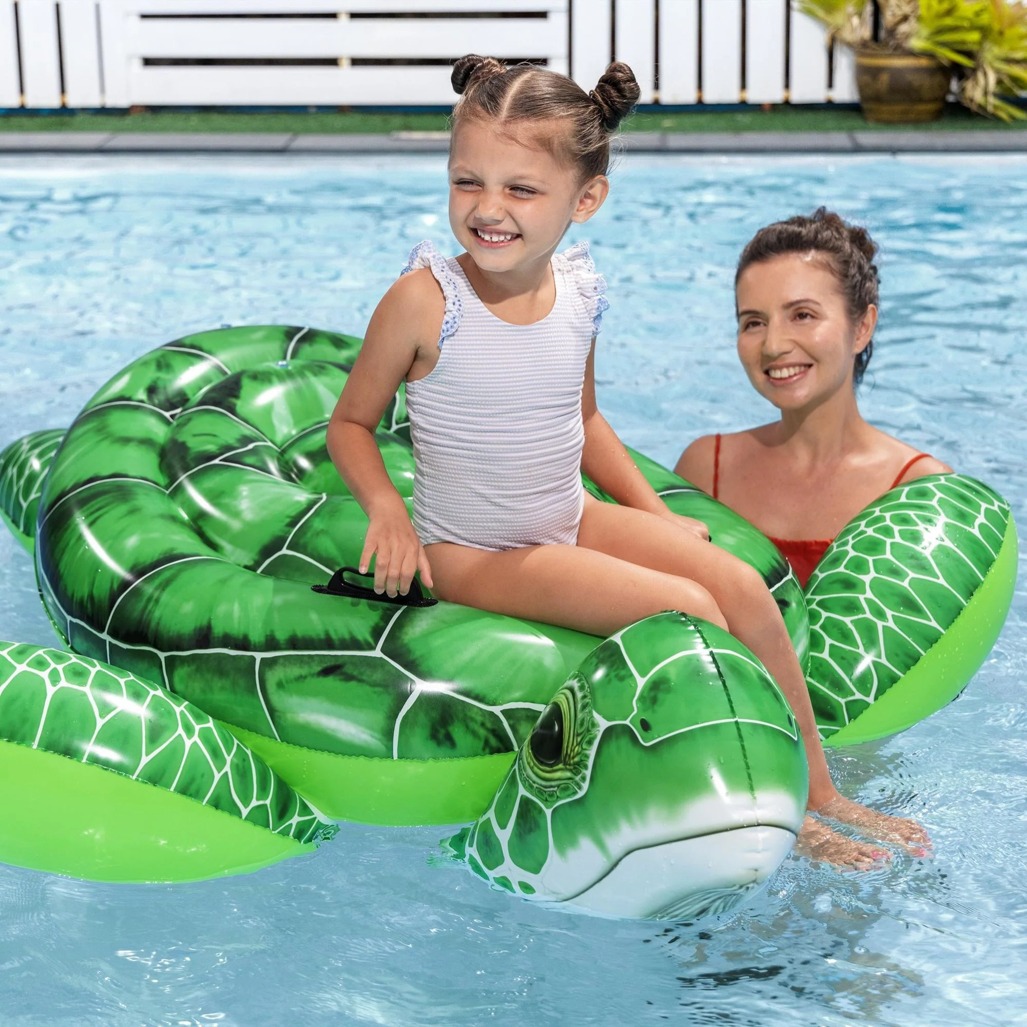 Inflatable Tidal Turtle Pool Float
