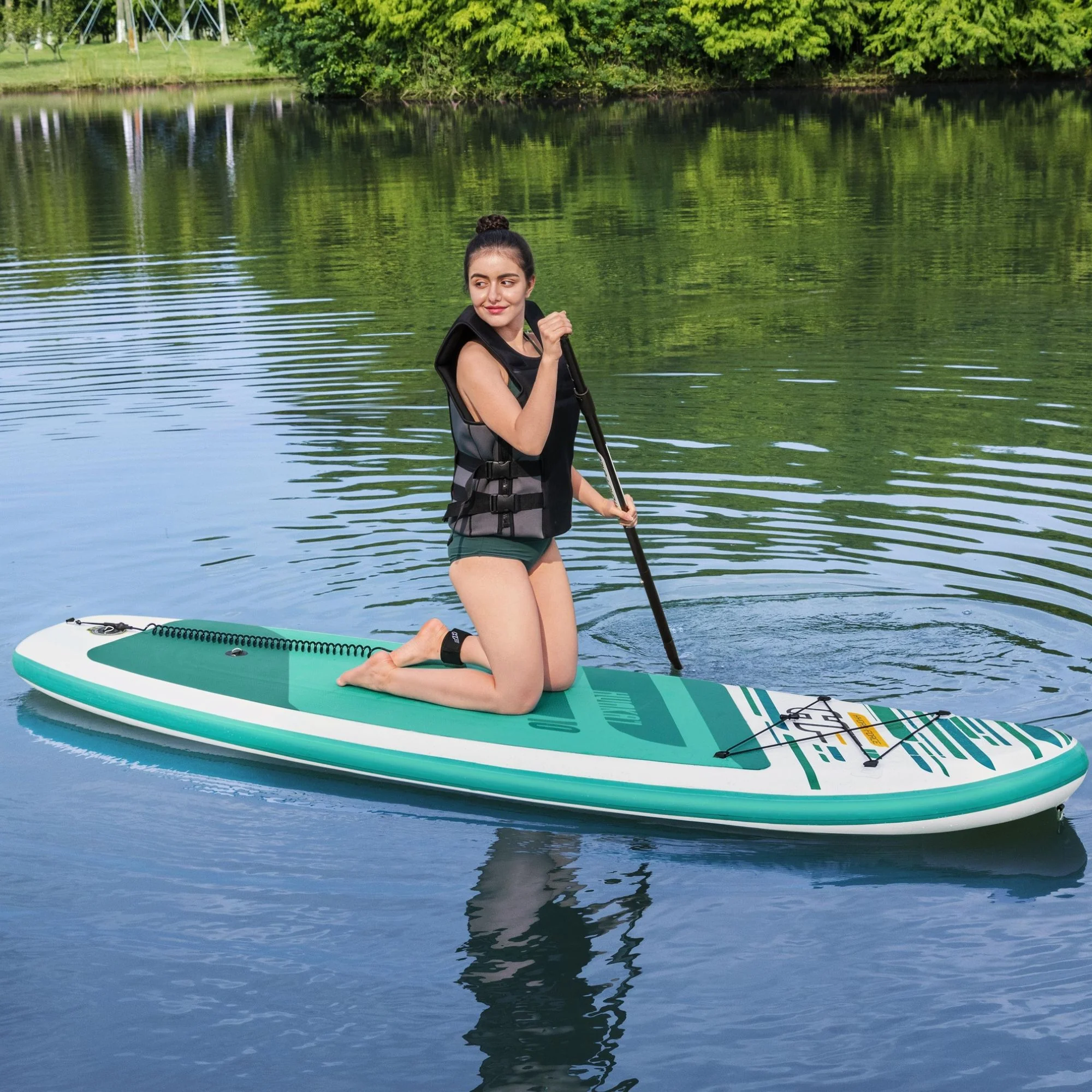 Hydro-Force 10ft Inflatable Paddle Board SUP Set - HuaKa'i
