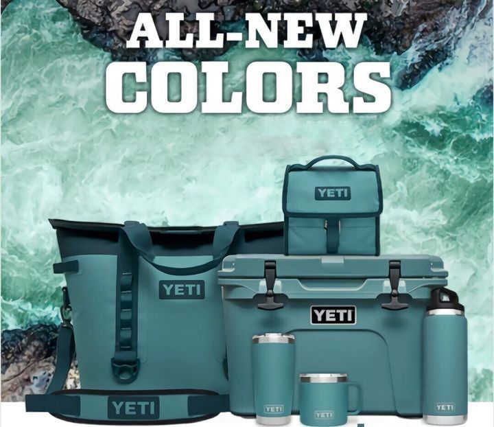 YETI RIVER GREEN NEW COLOR COLLECTION - 6 PIECE SET