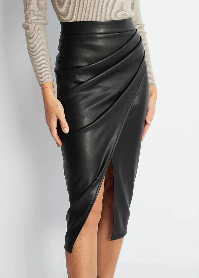 Maeve Leather Skirt