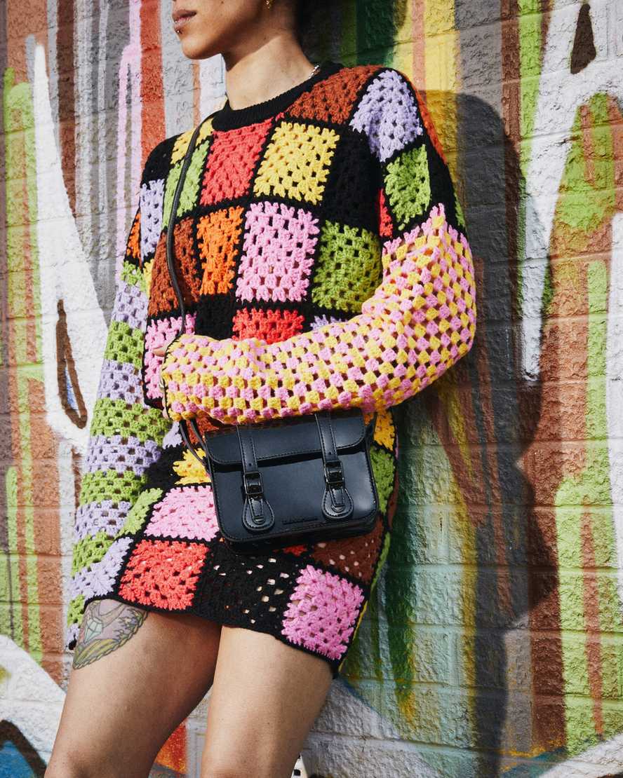 7 Inch Patent Leather Satchel