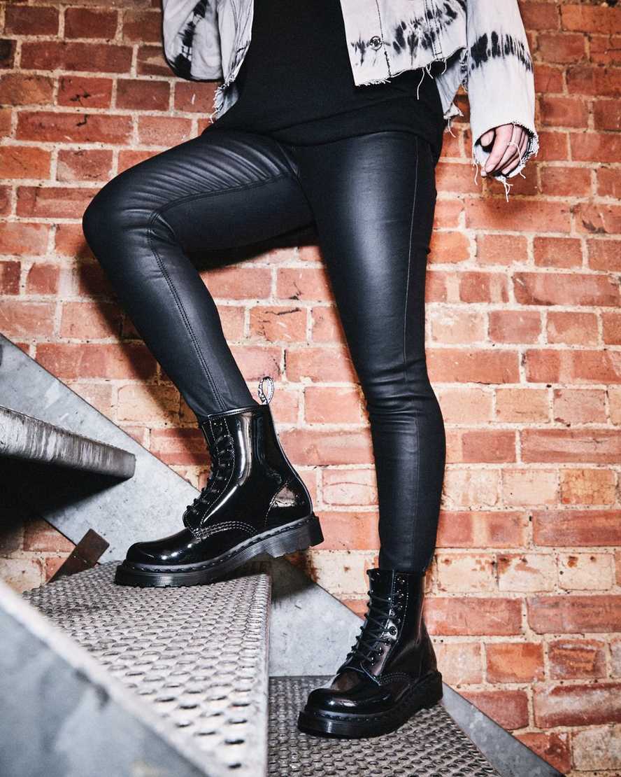 1460 Mono Patent Leather Ankle Boots