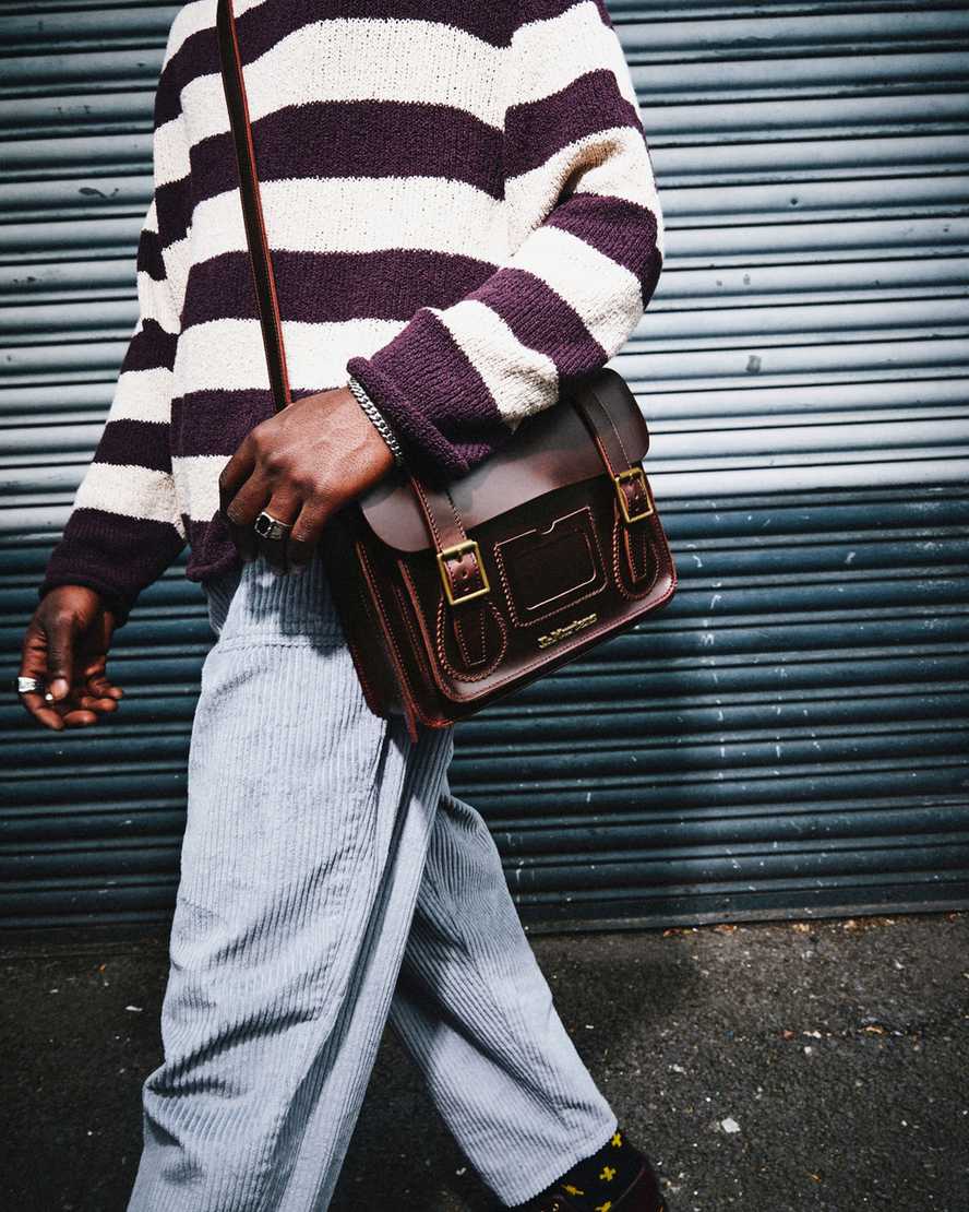 11 INCH LEATHER SATCHEL