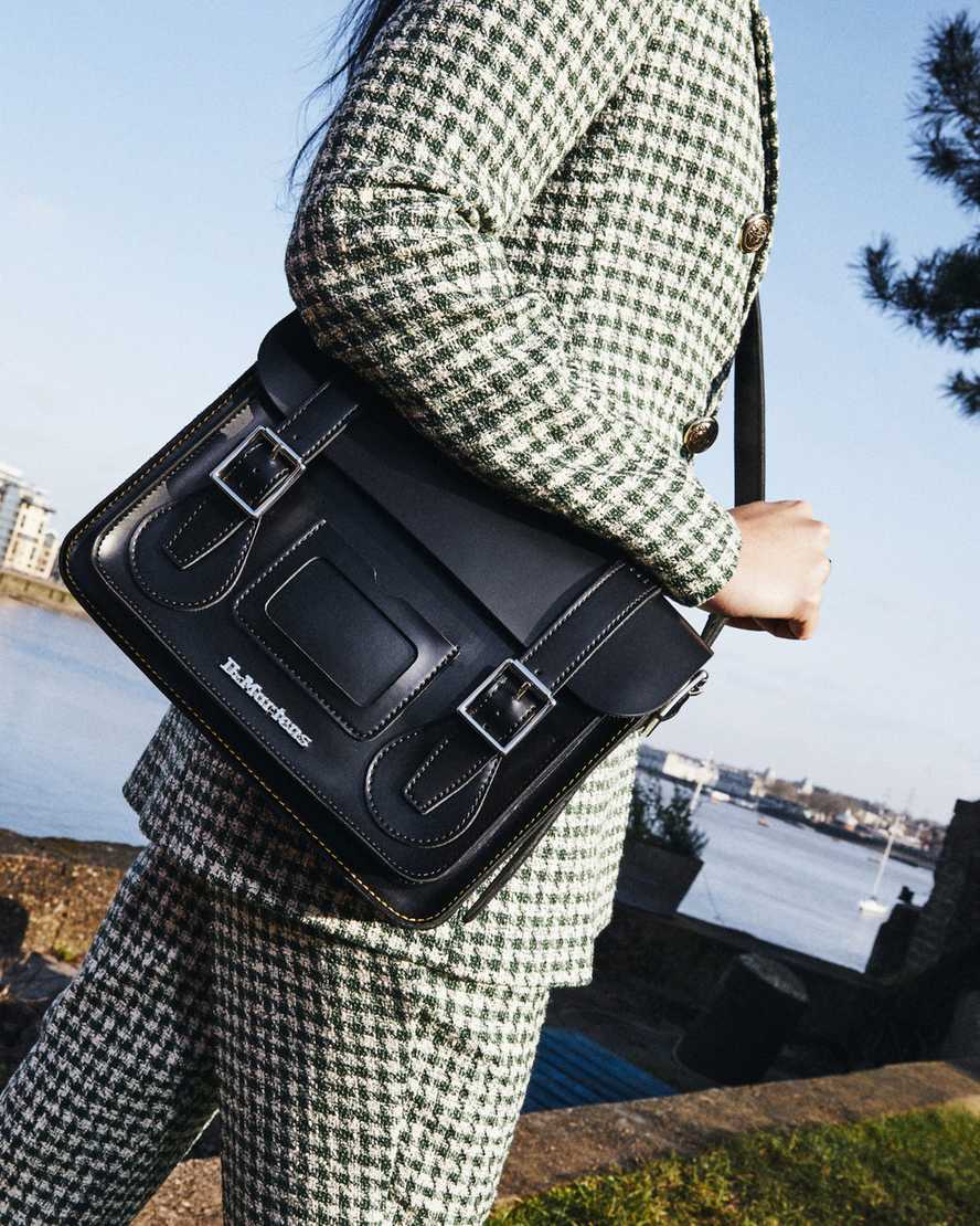 11 INCH LEATHER SATCHEL