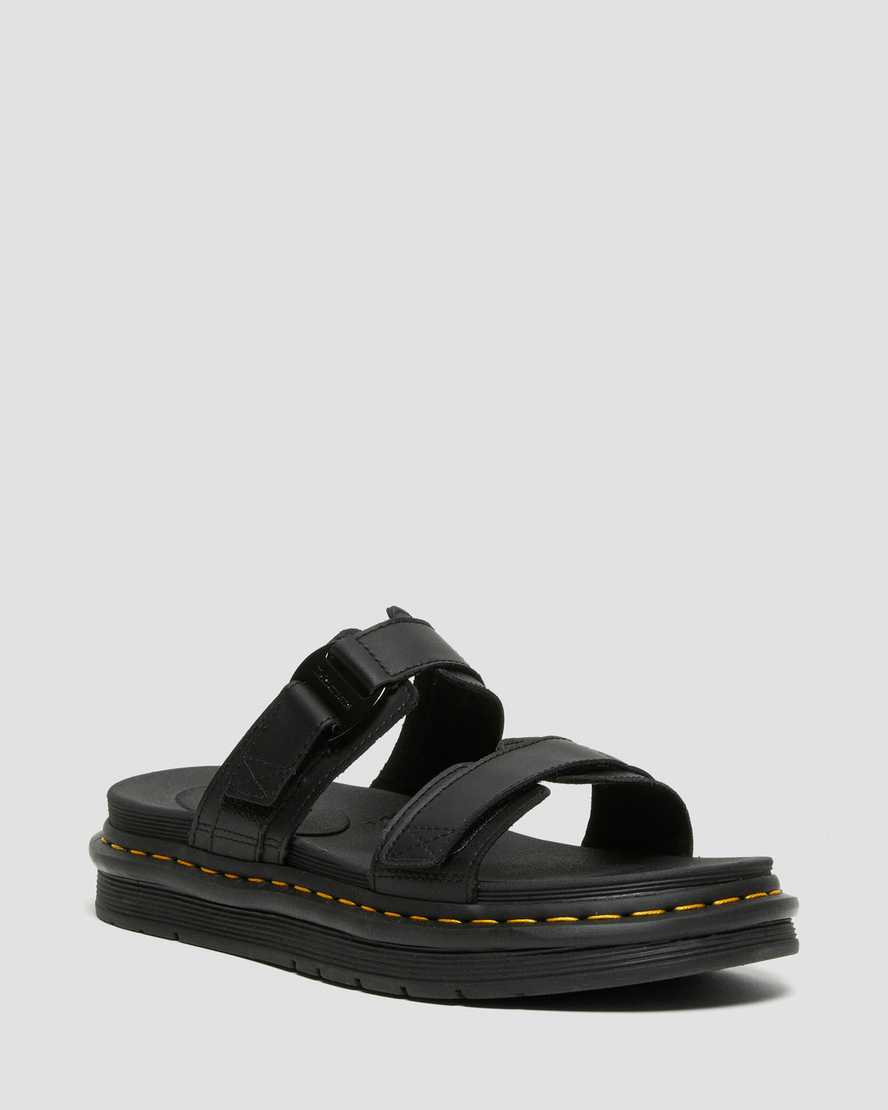 CHILTON SLIP ON LEATHER SANDALS