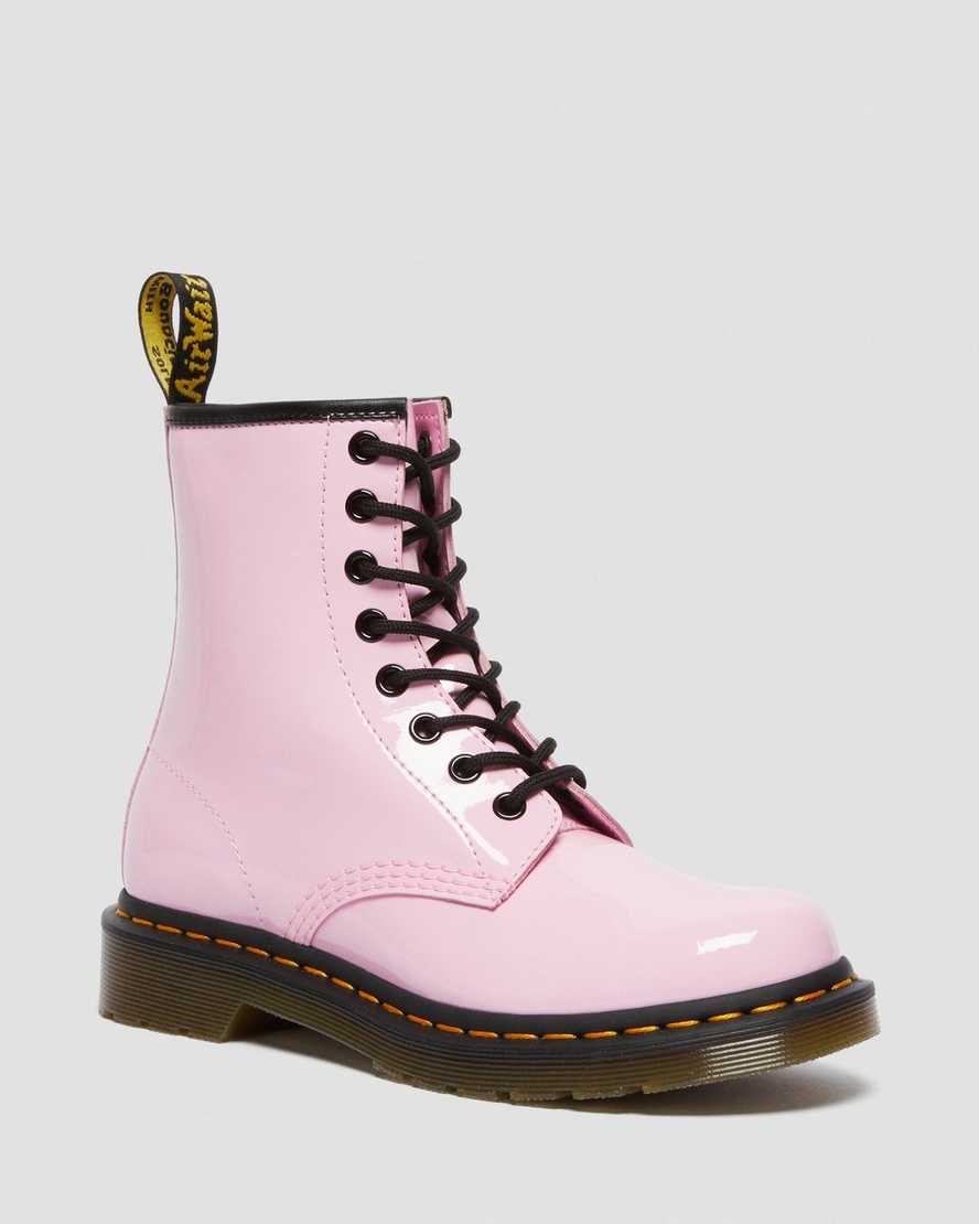 1460 Women's Patent Leather Lace Up Boots