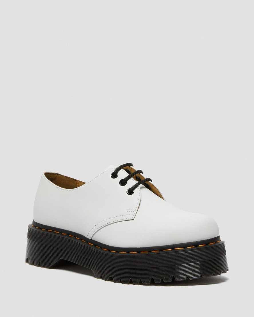 1461 Quad Platform Leather Shoes