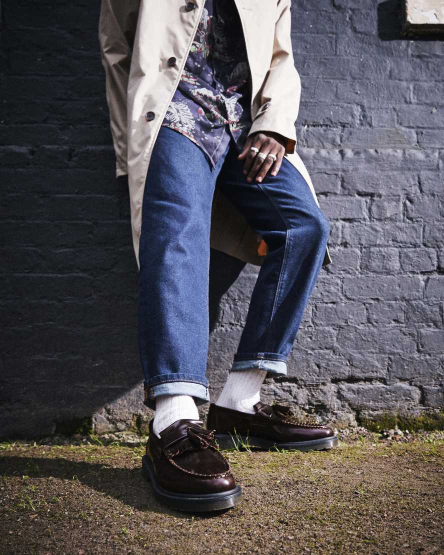 ADRIAN LEATHER TASSEL LOAFERS