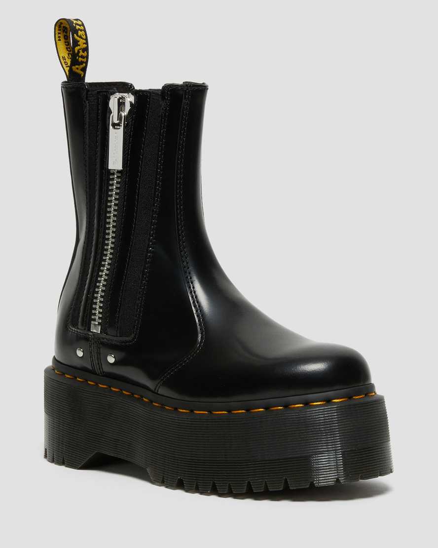 2976 Max Leather Platform Chelsea Boots