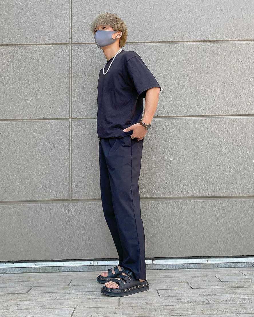 SOLOMAN LEATHER STRAP SANDALS