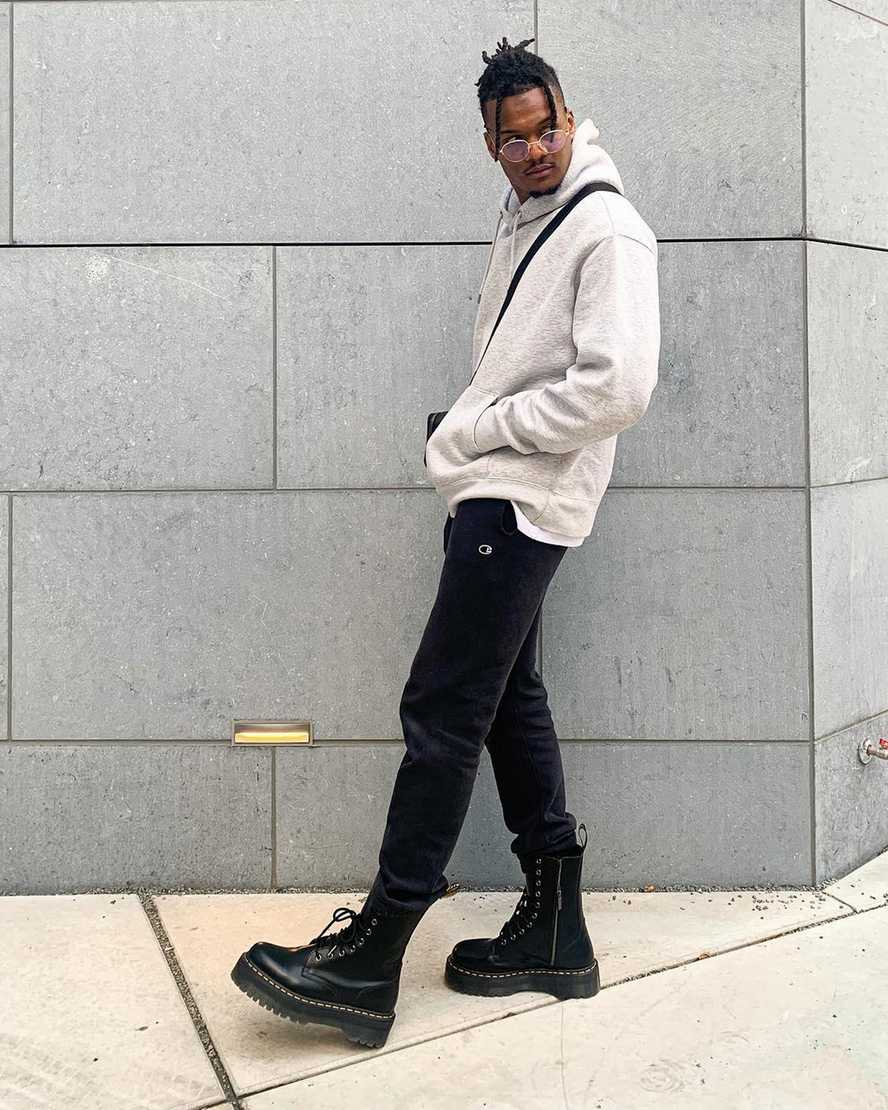 Jadon Hi Leather Platform Boots