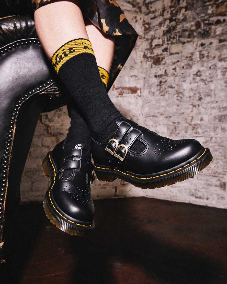 8065 MARY JANE SMOOTH LEATHER SHOES