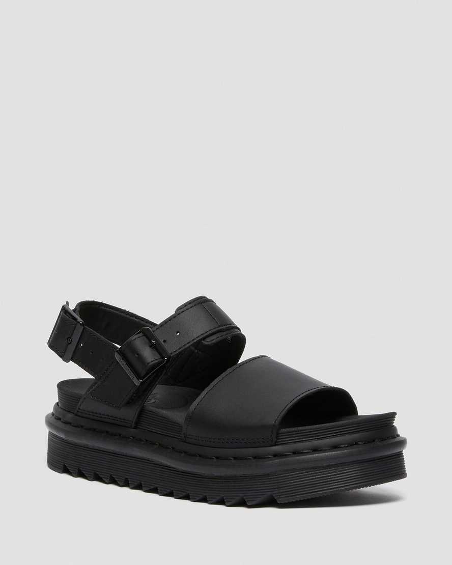 VOSS LEATHER STRAP SANDALS