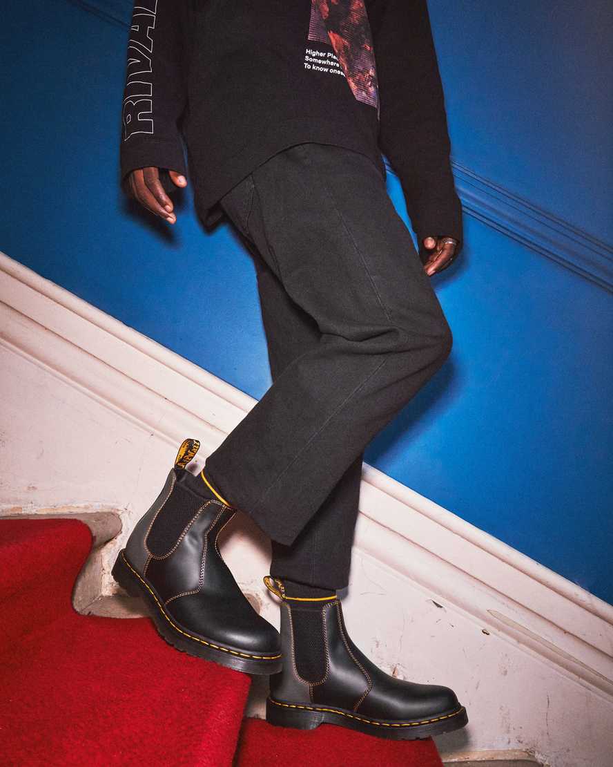 2976 Smooth Clash Leather Chelsea Boots