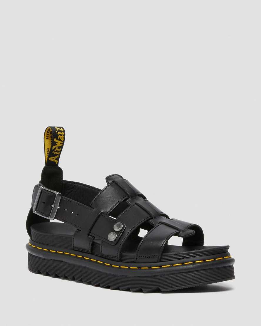 TERRY LEATHER SANDALS