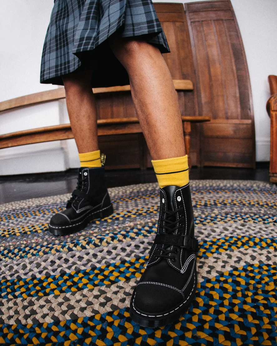 1460 Tech Made in England Leather Lace Up Boots