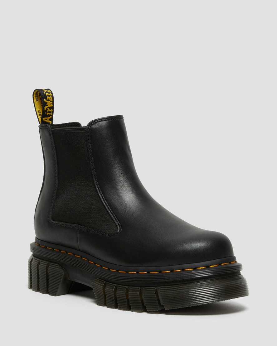 Audrick Leather Platform Chelsea Boots