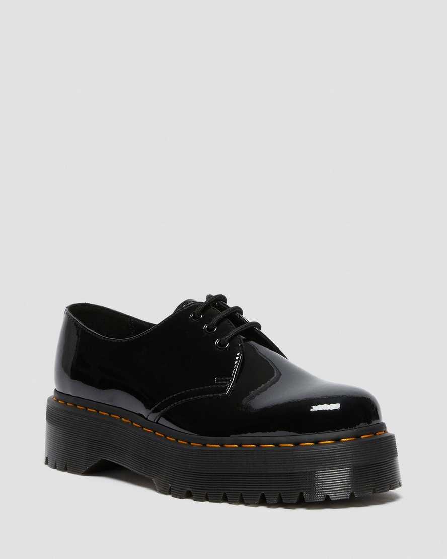1461 Quad Patent Leather Platform Shoes