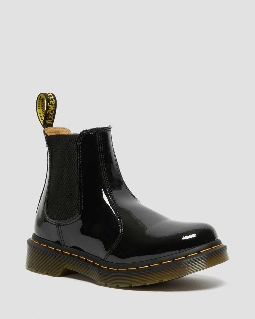 2976 PATENT LEATHER CHELSEA BOOTS